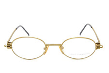 ? occhiali vintage YOHJI YAMAMOTO 51-4109 oro ovale steampunk 1990s?unisex