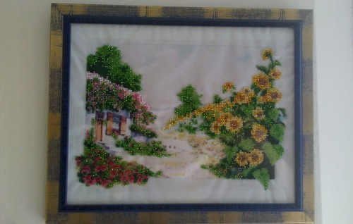 Quadro con perline - quadro,