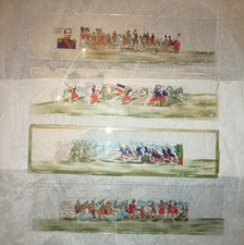 Lot 4 plaques pour lanterne
