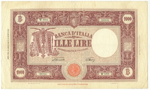 1000 lire barbetti grande - barbetti, m