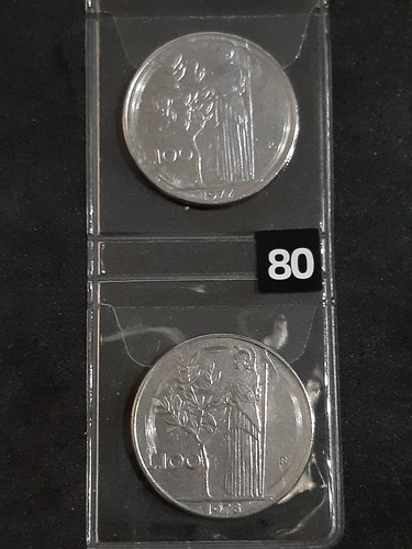 Italia coppia 100 - 100, lire