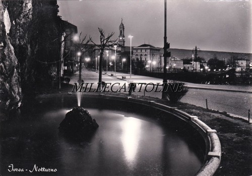 Ivrea notturno 1951 - ivrea:,