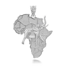 Elefante mappa Africa in