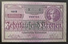 BANCONOTA AUSTRIA 10000 KRONEN