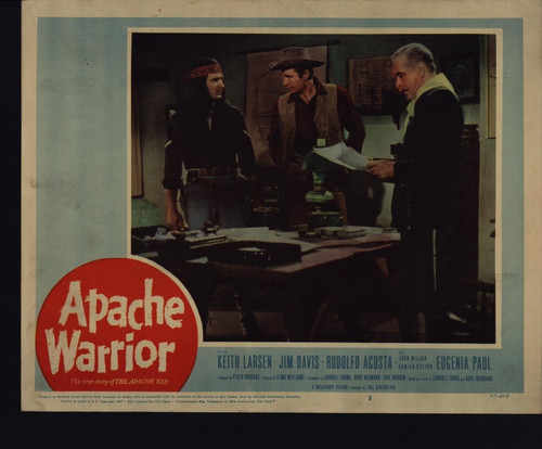 Apache warrior 1957 keith - warrior,