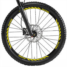 L005 Adesivi cerchi ruote bici mtb mountain bike RACING strisce complet x2 ruote