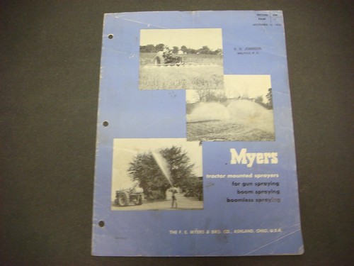 Myers pump co sale - co.,