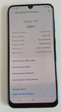 Samsung Galaxy A50 SM-A505FN/DS - 128 GB - Blu, dual SIM - usato, funzionante.