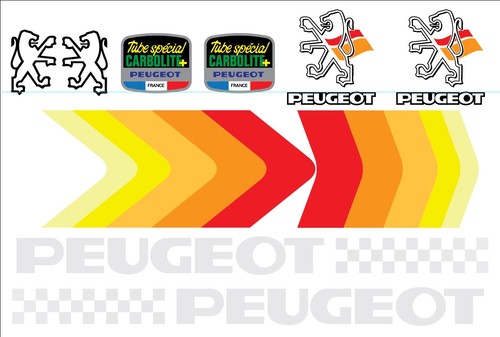 Peugeot decalcomanie adesivi - peugeot,