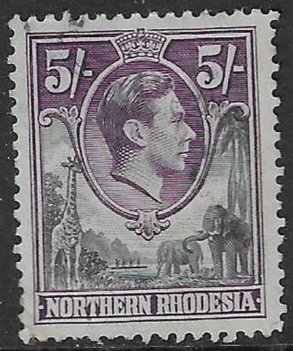 Rhodesia 1938 sg - 5/-, 43
