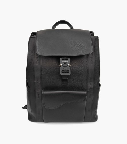 Dior black leather - leather, saddle