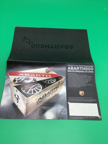Abarth deplian brochure - abarth,