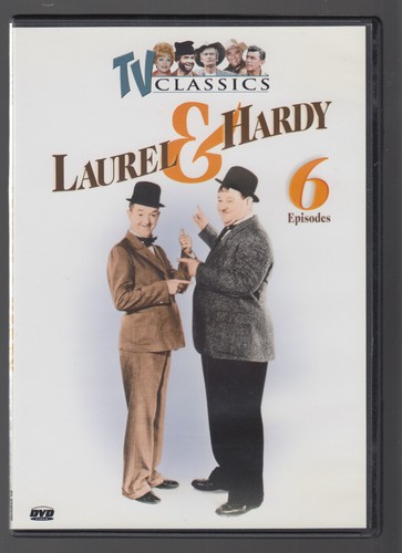 Laurel hardy dvd 6 episodes - hardy,