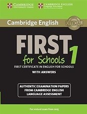 Cambridge English First 1 for