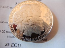 Olanda 25 ecu 1992 argento -