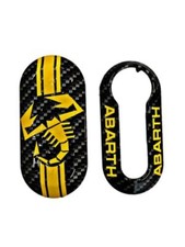 Guscio cover chiave art carbon look FIAT 500/595/695 Abarth e Punto vari tipi