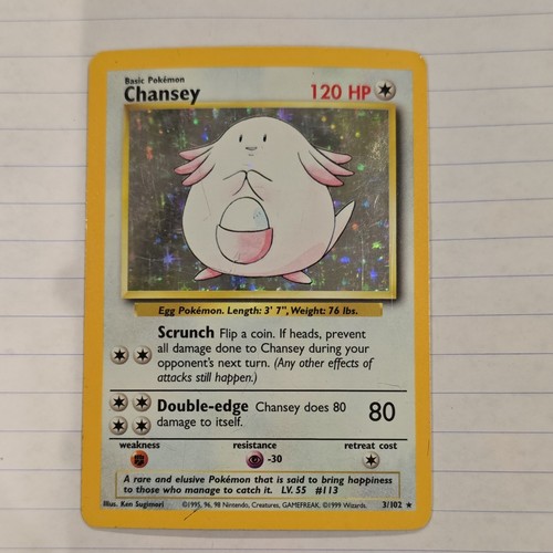 Pokémon chansey set base - chansey,