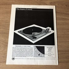 GRAM200 MAGAZINE ADVERT 11X8 THE GOLDRING-LENCO GL 70