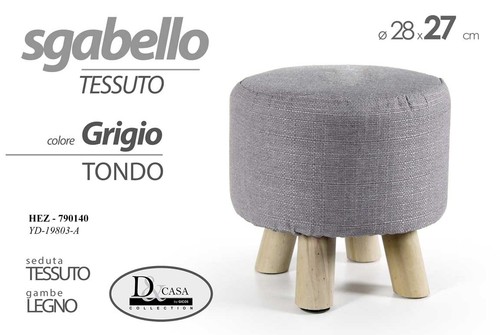 Pouf sgabello poggiapiedi - pouf,