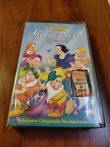 Vhs biancaneve sette nani - e,