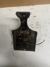 porta targa con luce targa per