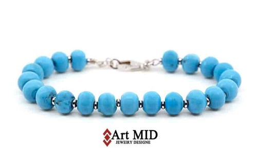 Bracciale argento 925 - , turchese