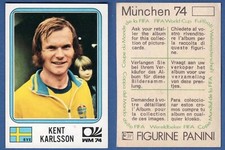 FIGURINA CALCIATORI PANINI MUNCHEN 74 - NUOVA/NEW - N.272 KARLSSON - SVERIGE