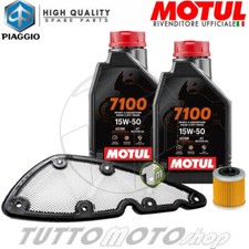 Tagliando PIAGGIO Beverly 350 ie / ABS 2011-2015 - Kit Olio Motul 7100 + Filtri