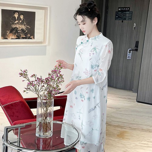 Abito donna chiffon - , cheongsam