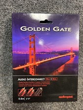 AudioQuest Golden Gate Cavo di interconnessione audio analogica da RCA a RCA (0,6 metri)