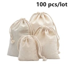 Sacchetto 100 pezzi cotone con