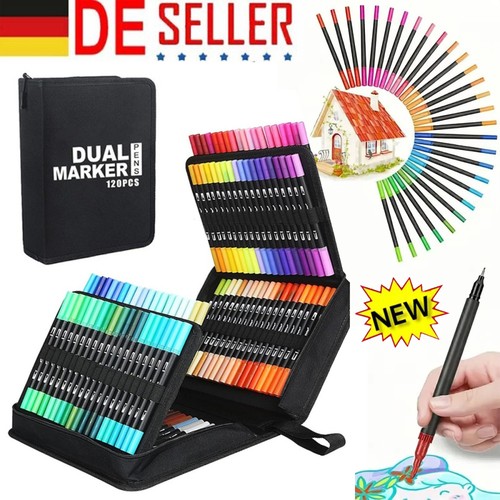 Set pennelli doppi brush - doppi, pen