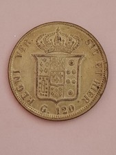 Moneta Tipo  120 grana 1859