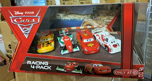 Cars racing 4 pack del - cars,