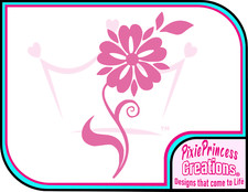 Fiore C grazioso adesivo