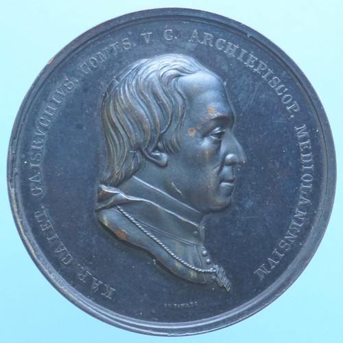 Milano medaglia 1818 cardinale - medaglia,