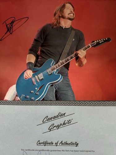 Foto firmata dave grohl - 8x10,