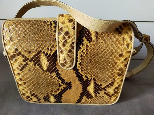 Tracolla vintage pitone - vintage, in