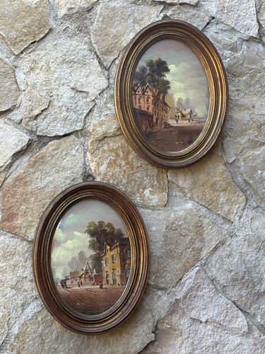 Coppia quadri vintage - di,