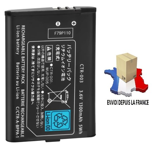 Batterie pour nintendo - pour, 3ds