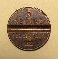 RARO GETTONE TELEFONICO IPM 7901 NUMERI BASSI ITALY PHONE TOKEN 3258a
