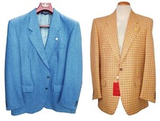 Giacca Uomo Tessuto Pied-de-Poule Sportiva Renato Balestra Tg 48 52 Lana Inverno