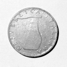 Moneta 5 Lire ( Delfino ) del