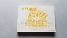 Yamaha XS 400 12E 1982 manuale uso manutenzione originale owner's manual