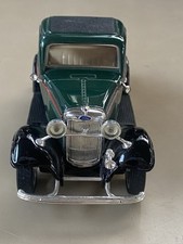 Ford 3 V8 Window Coupè 1932 Racing Verde Diecast 1:30 Sunnyside SS 5744 (B7) Xx