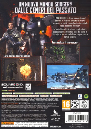 Xbox 360 front mission evolved - 360,