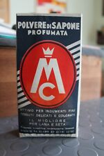 Scatola 1940 detersivo MC Cesare Miccone Torino Epoca Pubblicità Autarchia XVIII