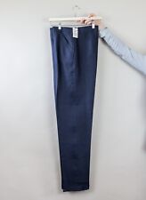 Pantalone lino vintage - Luisa Spagnoli - nuovi con cartellino - colore blu