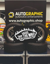 Insegna da parete in plastica premium Vans Off The Wall A2 A3