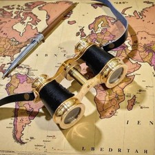 Vintage Brass Opera Glasses